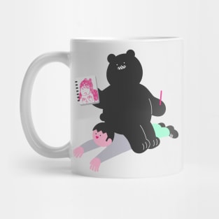 Bear Artist Mug
